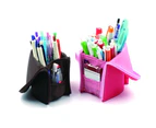 Stand-Up Dust-Free Makeup Brush Holder Pencil Pen Case Storage Bag Organizer - 4