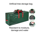 Outdoor Furniture Xmas Storage Bag Waterproof Protect Cover Clothing Organizer - Green