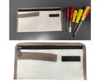 Storage Bag with Handle Zipper Large Capacity Pencil Stationery Storage Pouch for Daily Use