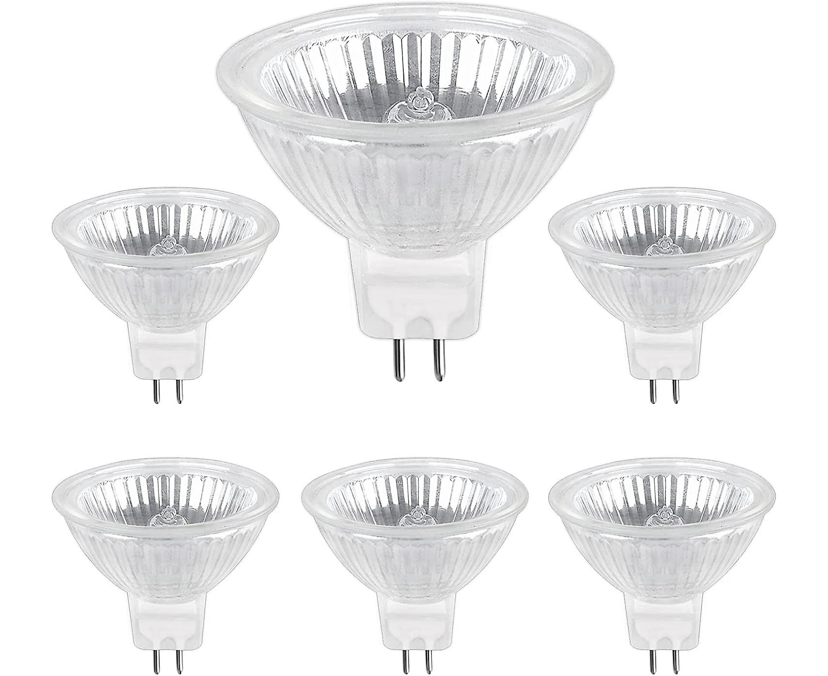 Halogen Bulb Gu5.3 35w 12v, 400lm Warm White 2700k Dimmable, Halogen Spotlight Bulb Mr16, Pack Of 6