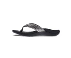 Scholl Women's Sonoma Reptile Toe Post Sandal - Steel Reptile