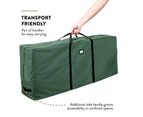 Christmas Tree Storage Bag, Durable Handles and Sleek Dual Zipper165 x 38 x 76 CM Green