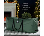 Christmas Tree Storage Bag, Durable Handles and Sleek Dual Zipper165 x 38 x 76 CM Green