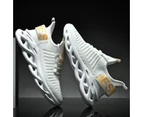 Men's Fashion Sneaker Non Slip Air Running Shoes - White
