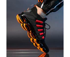 Men Shoes Sneakers Comfortable Casual Sports Shoes - Black&Red