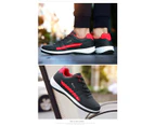 Leather Men Shoes Sneakers Trend Casual Shoe Italian Breathable Leisure Male Sneakers - Black