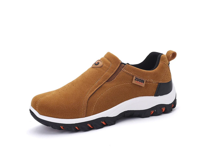 Men casual shoes Loafers Sneakers For Men Shoes Outdoors Breathable Flock  Male Footwear Walking - Brown | Catch.com.au