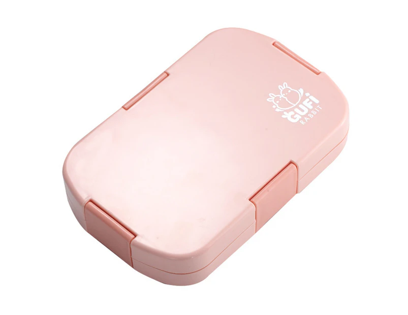 Useful Food Storage Box Plastic Sandwich Box Salad Food - Pink