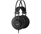 AKG K52 Wired Over Ear Headphones - Black Closed-Back [3169H00010]