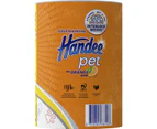 Handee Pet Orange Scent Odour Neutralising 2 Ply Double Length Pet Towel (8 Rolls of 120 sheets), 8 count