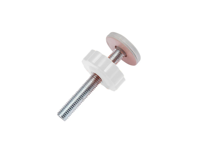2 Pcs Threaded Pin Push Rods For Stair Gate (white)