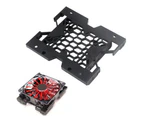 langma bling 2.5inch to 3.5inch SSD Hard Drive Tray Caddy Case Adapter Cooling Fan Bracket-