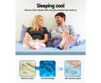 Giselle Bedding Memory Foam Mattress Topper Cool Gel 8cm King