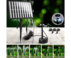 Gardeon Solar Pond Pump with Battery LED Lights 4 FT