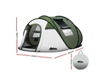 Weisshorn Instant Pop up Camping Tent 4-5 Person Outdoor Hiking Tents Dome