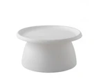 ArtissIn Coffee Table Round 71CM Plastic White