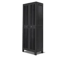 Gardeon Outdoor Storage Cabinet Box 173cm Lockable Cupboard Sheds Garage Adjustable Black