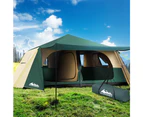 Weisshorn Instant Pop up Camping Tent 8 Person Outdoor Hiking Tents Dome