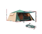 Weisshorn Instant Pop up Camping Tent 8 Person Outdoor Hiking Tents Dome