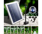 Gardeon Solar Pond Pump with Battery Kit LED Lights 4.3FT