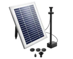 Gardeon Solar Pond Pump with Battery Kit LED Lights 4.3FT