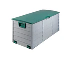 Gardeon 290L Outdoor Storage Box Lockable Cabinet Garden Toy Deck Shed Green