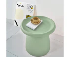 Artiss Coffee Table Round 52CM Plastic Green