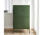 ArtissIn Buffet Sideboard Metal Cabinet - DOUBLE Green