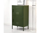 ArtissIn Buffet Sideboard Metal Cabinet - DOUBLE Green