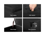 Artiss Storage Ottoman Blanket Box 97cm Linen Black