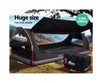 Weisshorn Swag King Single Camping Swags Tent Dark Grey with 7CM Mattress