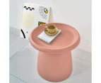 ArtissIn Coffee Table Round 52CM Plastic Pink