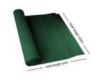 Instahut 50% Shade Cloth 1.83x50m Shadecloth Sail Heavy Duty Green