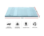 Giselle Bedding Memory Foam Mattress Topper 7-Zone 5cm King