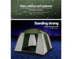 Weisshorn Family Camping Tent 6 Person Hiking Beach Tents Dome Shelter