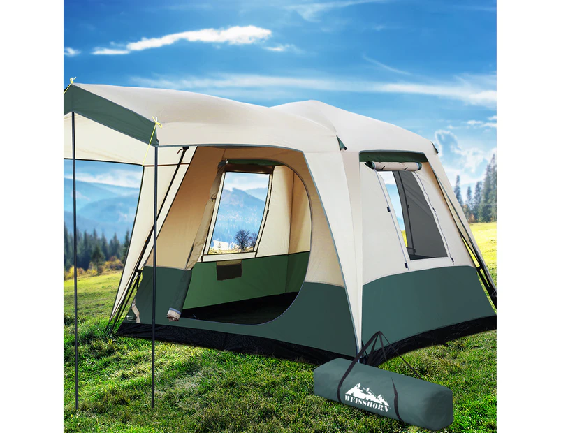 Weisshorn Instant Pop up Camping Tent 4 Person Outdoor Hiking Tents Dome