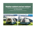 Weisshorn Instant Pop up Camping Tent 4 Person Outdoor Hiking Tents Dome