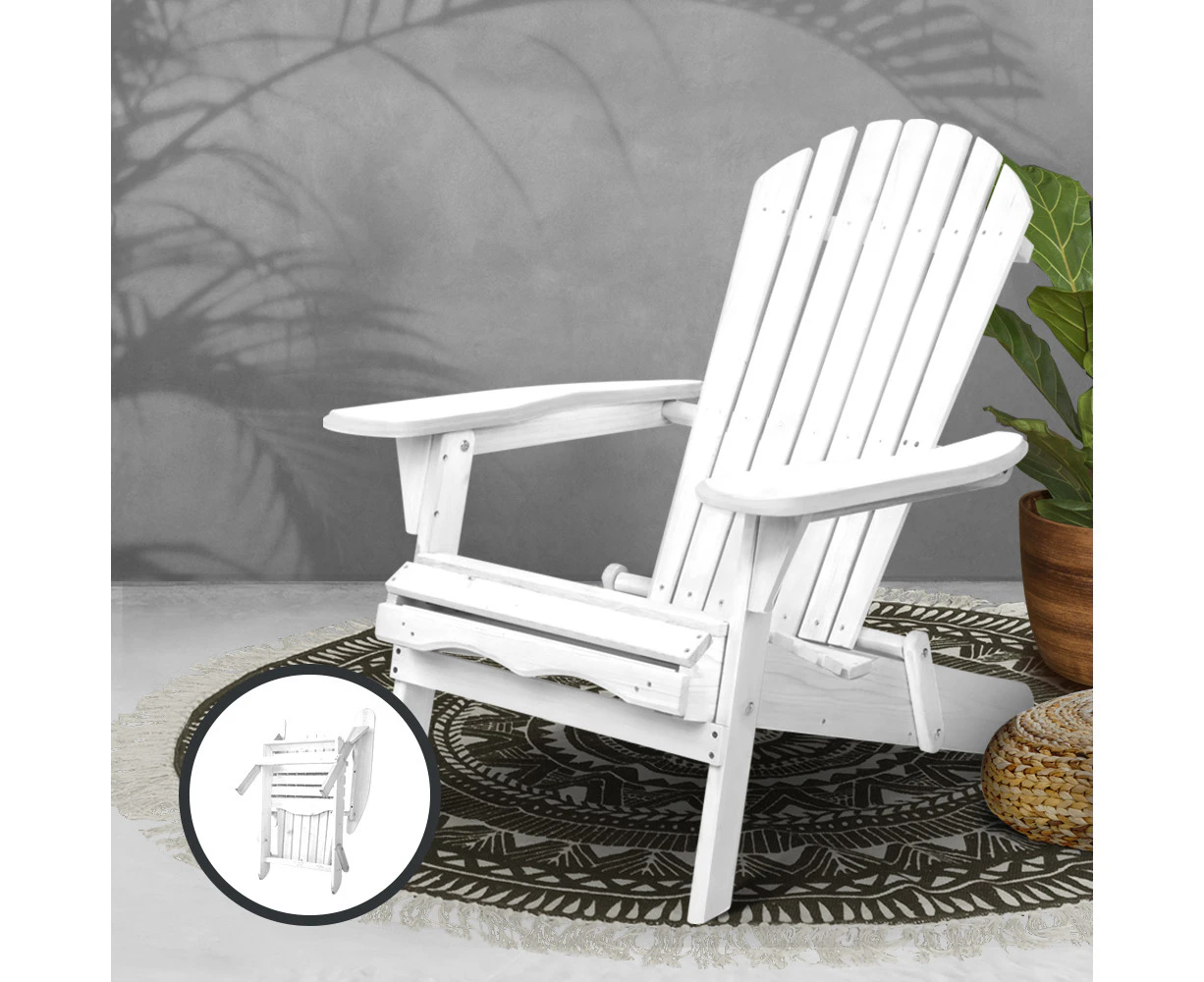 Patio Chairs Gardeon Outdoor Furniture Adirondack Chairs Beach Lounge Wooden Patio Garden