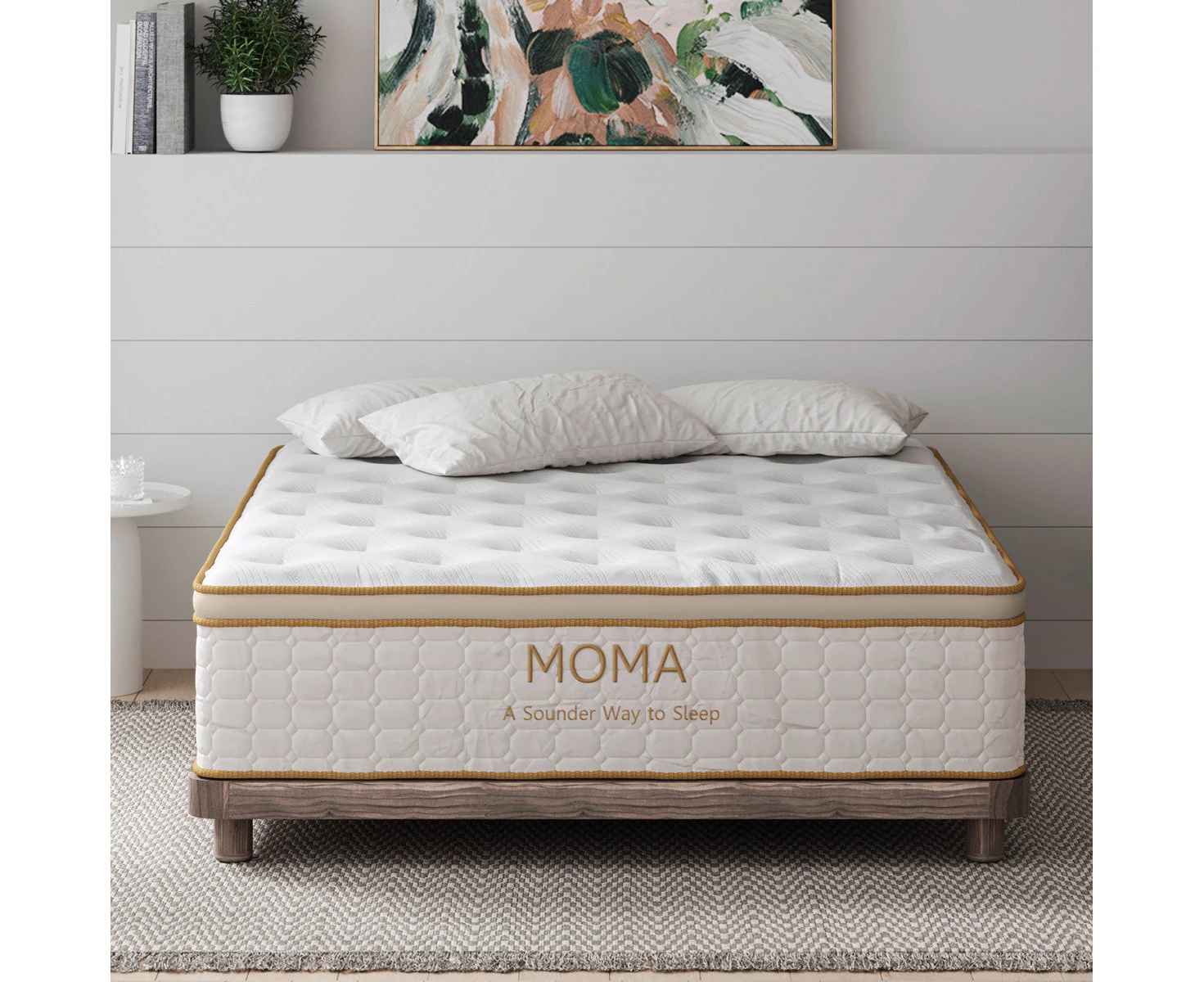 MOMA Pocket Spring Hybrid Queen Bed Mattress