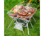 Grillz Fire Pit BBQ Grill with Carry Bag Portable