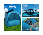 Weisshorn Double Camping Shower Toilet Tent Outdoor Fast Set Up Change Room
