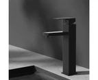 Cefito Bathroom Basin Mixer Tap Square Tall Faucet Vanity Laundry Black