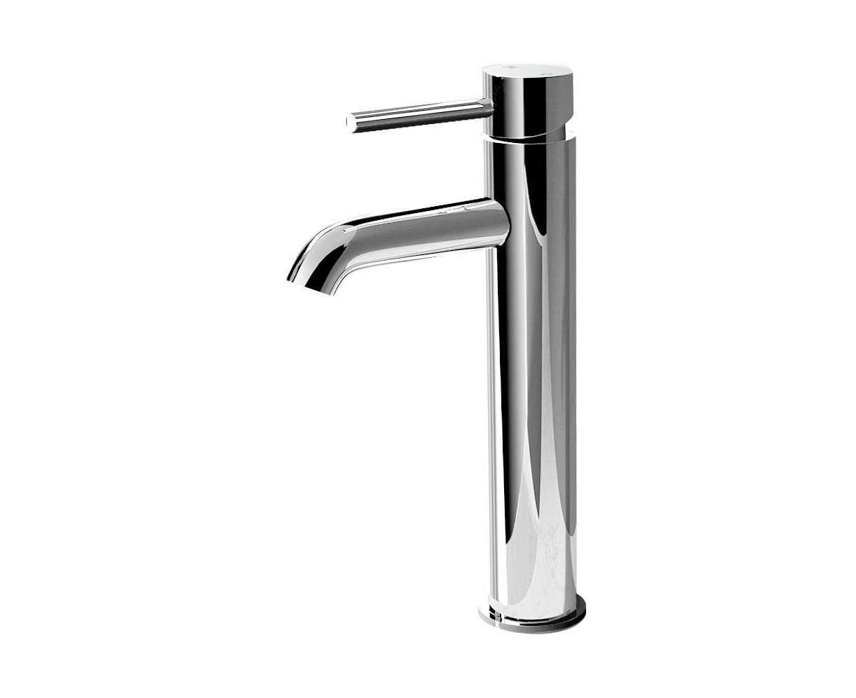 Cefito Bathroom Basin Mixer Tap Round Tall Faucet Vanity Laundry Chrome