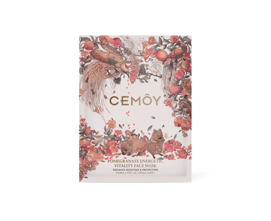 CEMOY POMEGRANATE ENERGETIC VITALITY FACE MASK