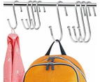 10pcs Steel S Shape Hooks Kitchen Hanger Rack Clothes Hanging Plant Holders 2INCH