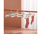 4 Pcs Cloth Hanger Rack Multi Function Windproof PP Space Saving Sock Drying Clip Hanger for Home-Hybrid-01