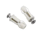 2pcs Toilet Lid Expansion Screws Toilet Lid Fastener Toilet Seat Screws Fixing Set Toilet Lid Replacement Parts