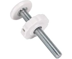 4 pcs Threaded Pin Push Rods for Stair Gate (white)