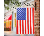 Garden Wall Flags Scroll Hanger -  Metal Garden Flag Holder Stand | Decorative Flagpole Bracket for Outdoor Backyard Courtyard