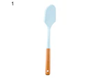 Special Oil Brush Silicone Comfortable Grip Food Tong - Blue 1